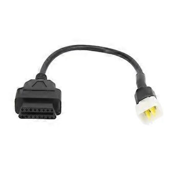 6-stifts Diagnostikkontaktkabel OBD Diagnostikadapter Ersättning för Delphi Motorcykel