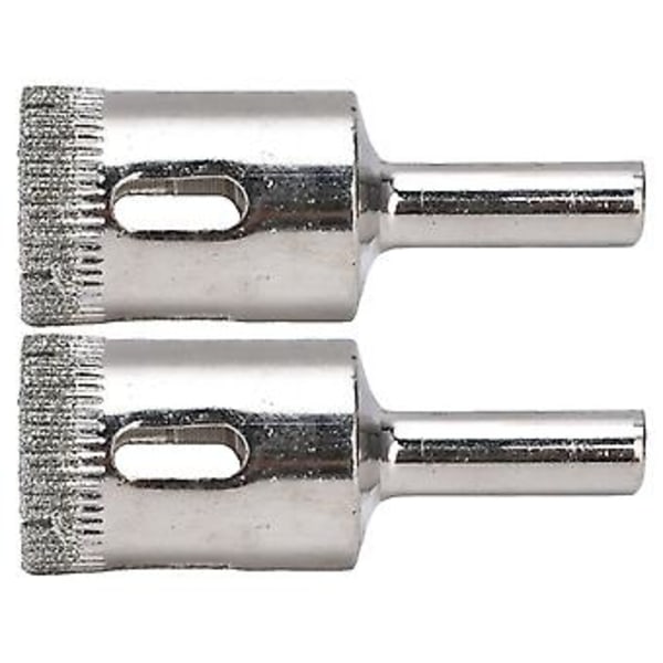 2 st Hålsåg Öppnare Diamantborr 22mm Skärverktyg Set Kit för Keramik Glas
