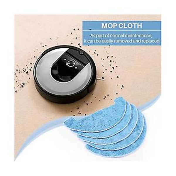4 st Moppdukar för A4 A4s A40 Ic Dammsugare För Cen550 Ic Dammsugare