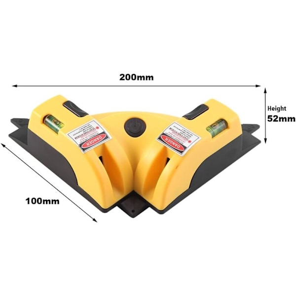 Tiler Laser Level, Lasers Levels 90 Degree Angular, Flat and Square Laser