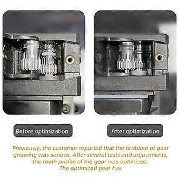 Uppgraderad Härdat Stål Matningsväxel Extruder Kit DIY Bowden Direkt Extruder Direkt Drive Basic Kit DIY Extruder Del