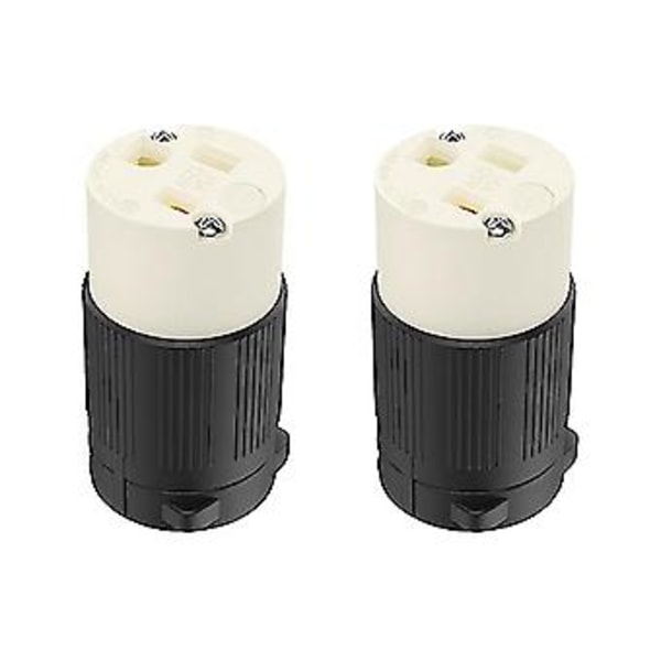 2-pakning Nema 5-15r Ledningskontakt Uttak Fe Plugg Erstatningsledning Uttak 15 Amp 125