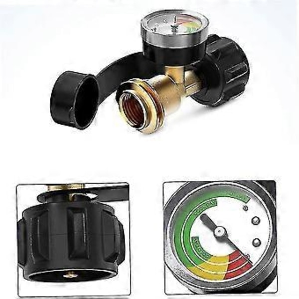 Propan Tankmåler Adapter Propanflaske Gassmåler Regulator Serviceventil Til Qcc1 Verktøy Forbruksvare