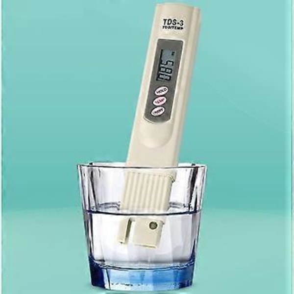 Bärbar Penntyp Total Dissolved Solids (TDS) Mätare, Mätare i Fickformat, Vattenkvalitetstestare, 0-999ppm-område För Dricksvatten, RO Vattenrenare, Aqua