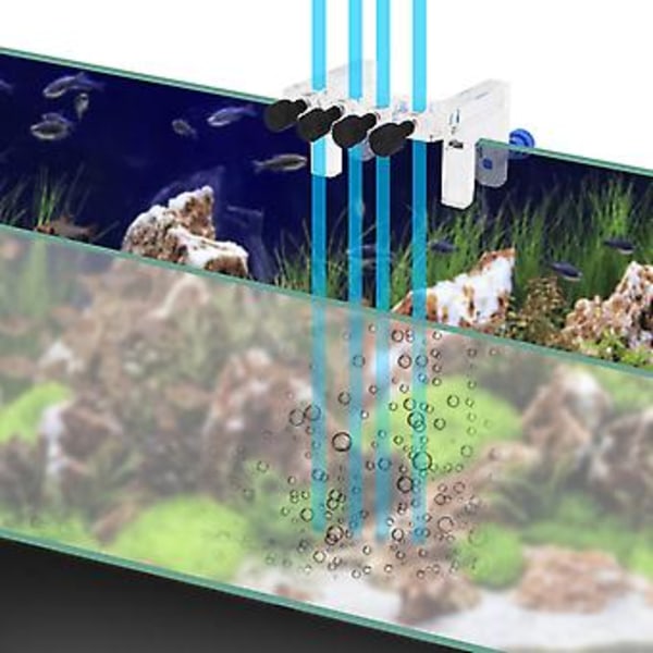 Akryl Akvarium Mjuk Slanghållare för Dosering Pump Mjuk Slang