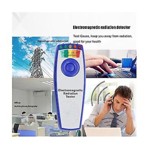 K2 Elektro Emf Gauss Meter Detektor Bærbar Detektor 5 Led Ga