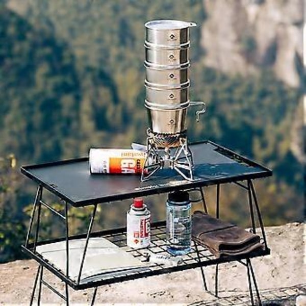 600ml Rostfri Sierra Kopp för Utomhuscamping Vandring Backpacking Picknick