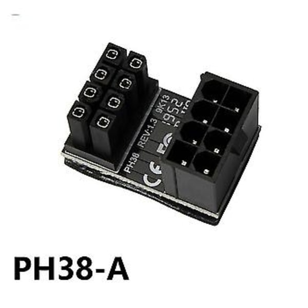 Gpu Vga Atx 8 Pin/6 Pin Naaras-Uros 180 Asteen Kulmaliitin Virtasovitin Kortti Pöytäkoneelle I