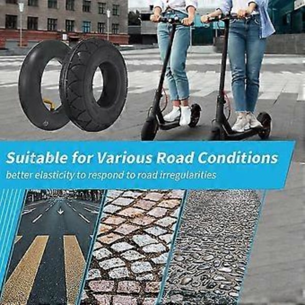 200x50 Dekk og slange sett for E100, e150, e200, Power Core E100, 360, epunk, e-scooter dekk