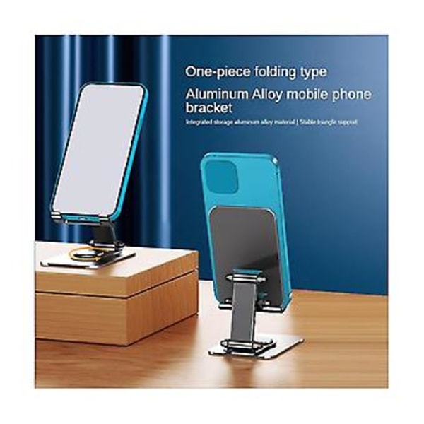 Alloy Desktop Mobil Ph D Foldbart Tablet Cell Ph Skrivebordsbeslag Hold