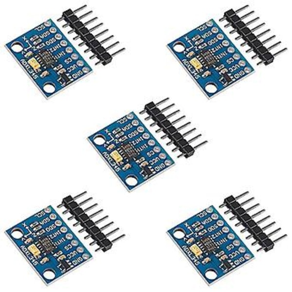 5st -291 Adxl345 3-axlig Digital Accelerat Av Tilt Modul För Iic/spi Trans