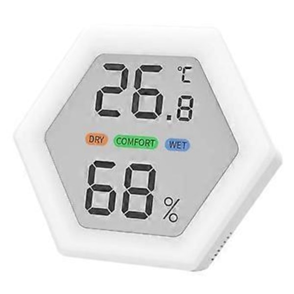 Indendørs Termometer Trådløs Hygrometer Termometre til Terrasse Hjem Drivhus