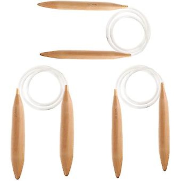 3 st Cirkulär Stickning, 15/20/25mm Jumbo För Tjockt Garn Jätte Cir