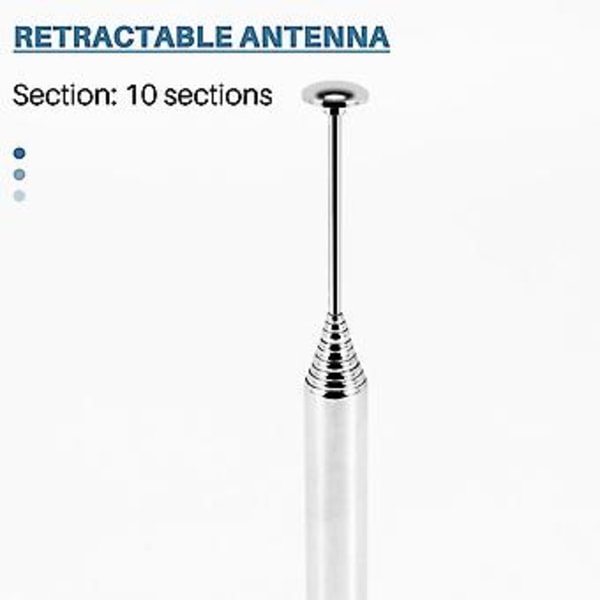 115 cm 10-osainen teleskooppiantenni FM AM-radio