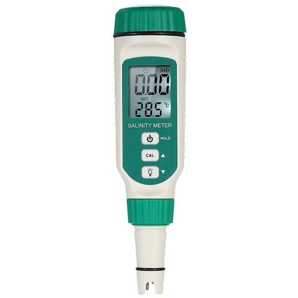 Bärbar salthaltsmätare handhållen atc salinometer halometer saltmätare för saltvatten pool mat salt akvarium testare