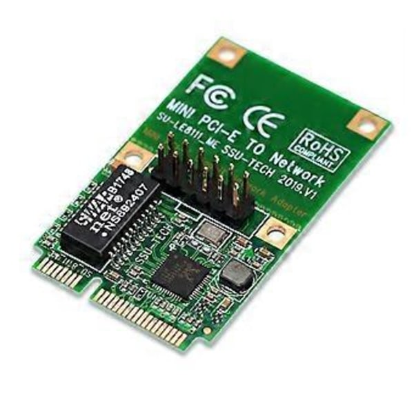 Mini PCIE Netværkskort Netværksadapter Internet Free Lan Adapter Ethernet Gigabit Netværkskort RJ45 Lan Kort