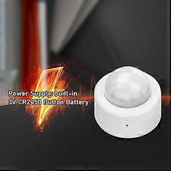 ZigBee Liiketunnistin Hälytys Älykäs Ihmiskehon Induktio PIR-anturi 5m 120 asteen tunnistusalue APP-ohjaus Reaaliaikainen valvonta Älykäs Linkitys