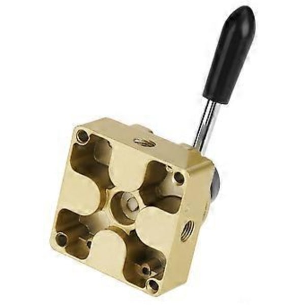 HV-02 PT 1/4\" Portti 3 Asentoa 4 Tietä Paineilmakäyttöinen Käsivipuventtiili 1.5-8kgf/cm
