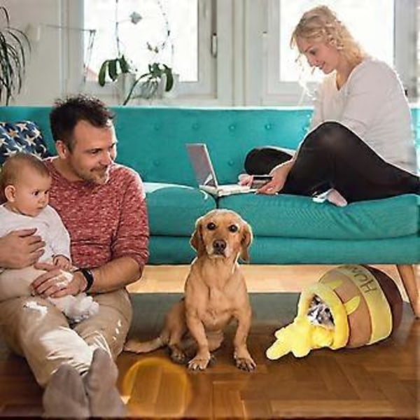 Formad Kattsäng Soffa, Söt och Bekväm, Husdjurskatthus Kan Vändas, Multifunktionell Mjuk Djurbädd, Lämplig För Katter och Valpar