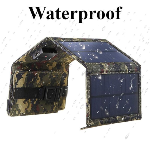 Utomhus solpanel laddare - Lätt bärbar hopfällbar laddare - Vattentät design