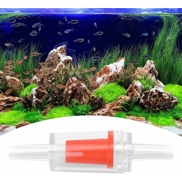 15 st luftpumptillbehör för akvarium, backventil, luftpumpventil, plast, för akvarieluftpump, enkelriktad backventil för att förhindra
