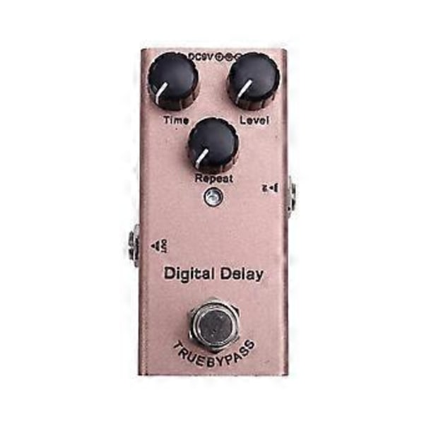 Mini Elektrisk Gitarr Effektpedal Digital Delay för Elgitarr
