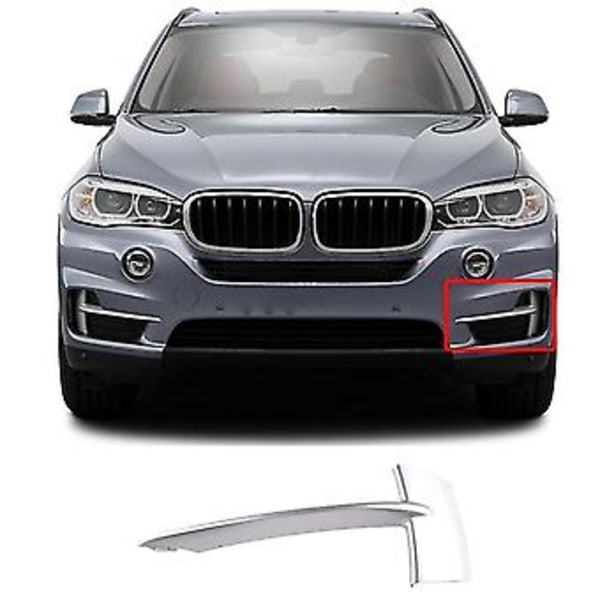 Venstre Støtfanger Grill List Dekor 51117303113 For - X5 F15 35i 35ix 35dx 40ex 2014 2015