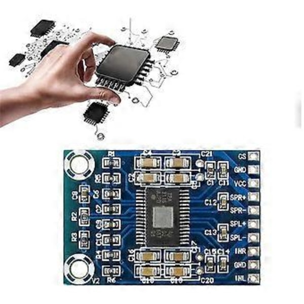 2 st TPA3116D2 Mini Digital Förstärkare DC12V-24V D Klass 50W+50W XH-M562 Förstärkare 50W Effektförstärkarkort