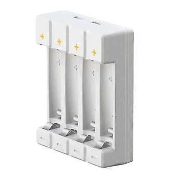 1.5V AA AAA Genopladelig Lithium Batterioplader 4CH til Ur Fjernbetjening