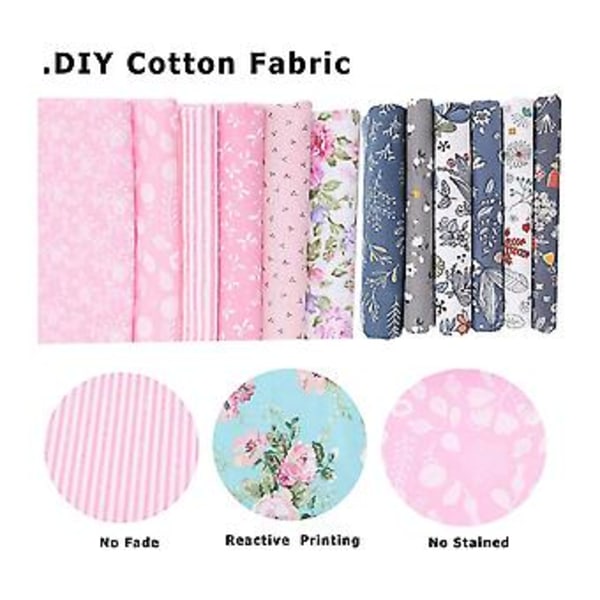 6 st Hantverk Fa Bundle Patch, sömnad Patch Mönster Tyger För Diy Scrapbo