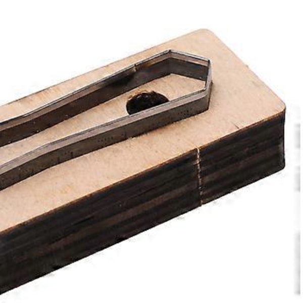 Läder Metall Skärande Stans DIY Prägling Skärmall Legerat Stål Konst Hantverkstillbehör LR 6
