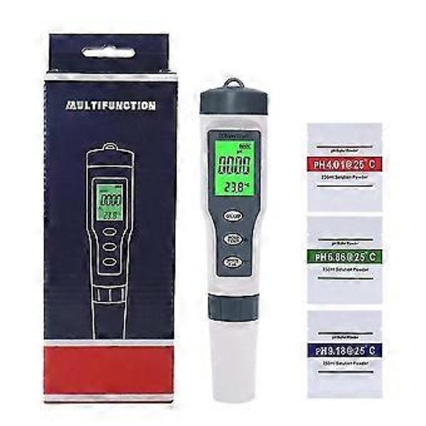 Ez-9901 Ph Måler 3 I 1 Tds/temp/ Vandkvalitetstester Pen Konduktivitetsdetektor Monitor Renhed Mea