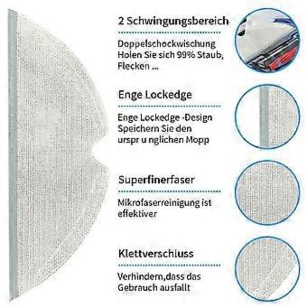 Tilbehørssett for Q8 Max+ / Q8 Max / Q5 Pro+ / Q5 Pro Støvsuger Hovedbørste Sidebørste HEPA-filtre