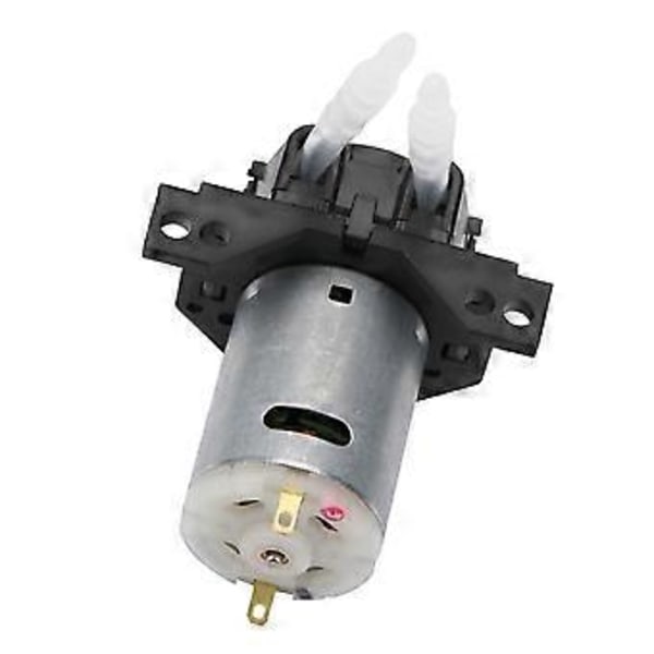 Doseringspumpe DIY Peristaltisk Tubehode For Akvarium Lab Kjemisk Analyse (svart 12v 3*5)