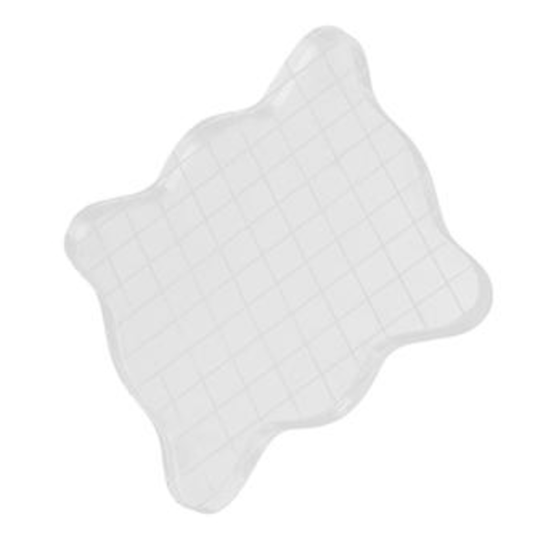 Akryl Stempel Grid Block: 10 x 10cm Scrapbooking og Kort Stempelverktøy