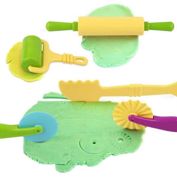 20pcs Playdough Tools Modeling Clay Supplies Cookie Cutters Kitchen Toys