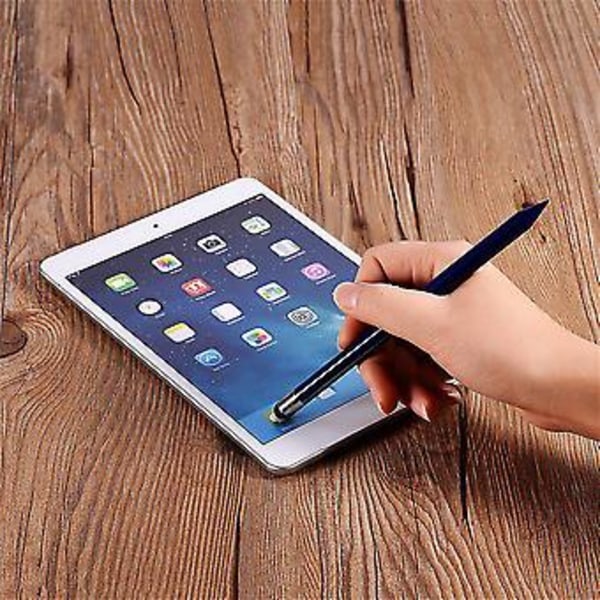 Udskiftnings Kapacitiv Touch Screen Stylus Pen Blyant til iPhone/ Blackberry/ HTC Mørkeblå