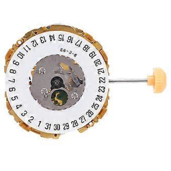 3-Pin Quartz Urverk för Miyota 9U13 Klockurverk Reservdel Reparationsdel Datum Vid 6H