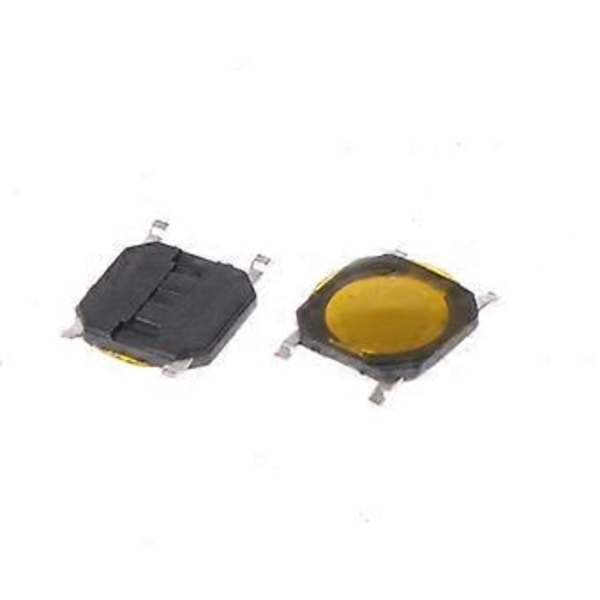 100 st 4x4x0,7 mm 4-Pin SMD Mikro Momentär Tryckknapp Taktil Brytare