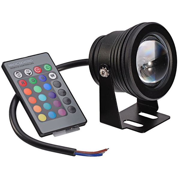 LED-uppovalaisin, IP67 vedenpitävä RGB-vedenalaisvalaistus, 10 W LED-uppovalaisin ulkovalaistukseen suihkulähteellä