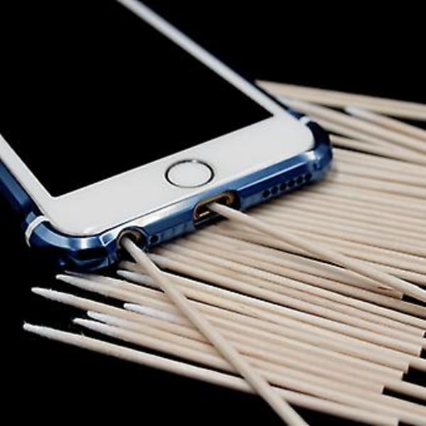 100 st Rengöringspinnar i Bomull för Mobiltelefon, för Huawei, Hållbara