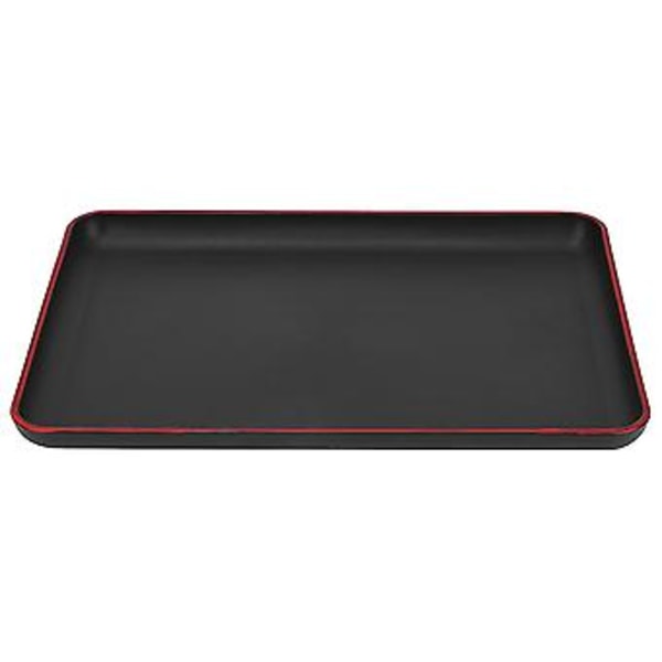 30*20 cm rektangulær bakke i japansk stil, serveringsbakke i plastik til restaurant, hjem og hotel