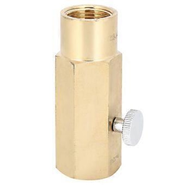 CO2 Adapter Inflasjonsventil Deler Bryggeutstyr Kobling Messing Tr21&#8209;4 til W21.8&#8209;14&#8209;RH