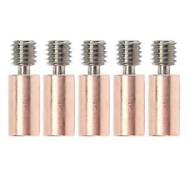 5 STK Bimetal Varmebryder Ti Legering Kobber Varmebryder Udskiftning til Prusa I3 MK3 MK3S 3D Printer Glat