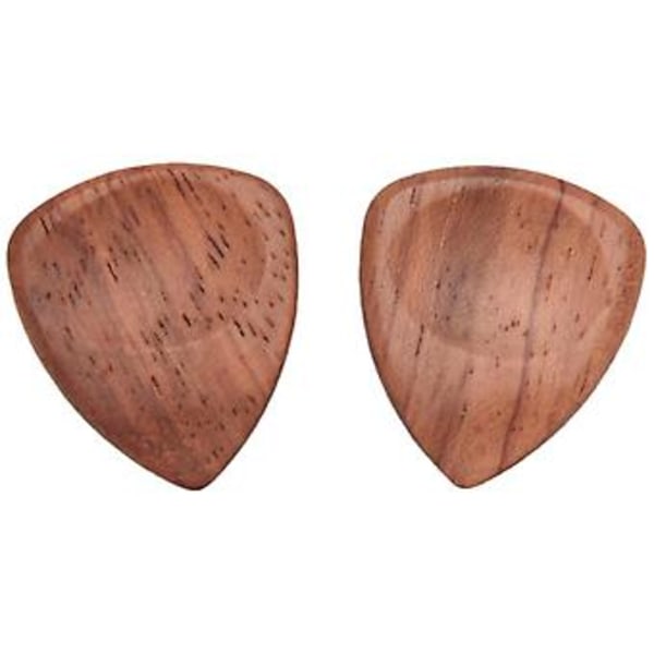 Gitar Capo Inkludert Plektere i Ekte Tre (2) Sett For Akustisk Gitar, Elektrisk Gitar Raskt Skifte For