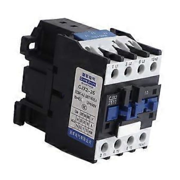 3-fas AC Kontaktor Vakuum Flamskyddad Snabb Respons Effektkontaktor 110V 25A NO