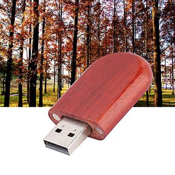 USB Flash Disk, Oval Rosenpalisander Træ USB USB Flash Hukommelse U Disk Strømlinet Design