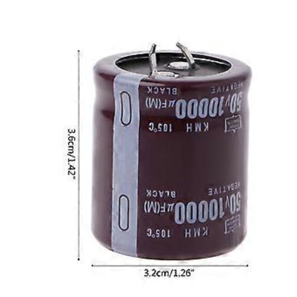 10000uF 50V 105C Elektrolytkondensator Snap-In