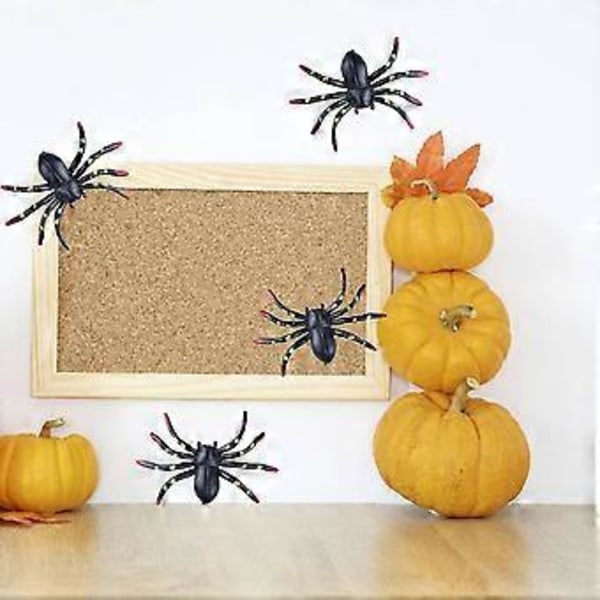 10 kpl/setti Halloween Keinotekoinen Hämähäkki Pelottava Elävä Kauhea Kestävä Paikan Asettelu Koristele Simulaatio Realistinen Muoto Halloween Hämähäkki Sisustus Varten