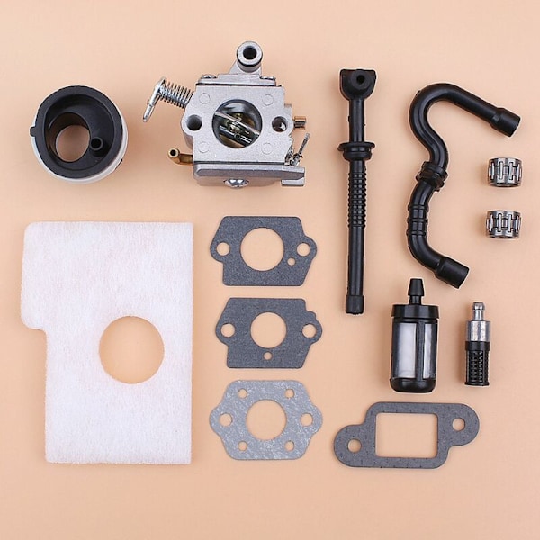 Karburator Pakning Indsugningsmanifold Leje Brændstof Slange Kit til MS180 MS170 MS 180 018 017